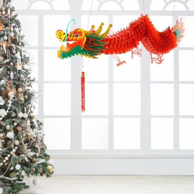 Fiery Dragon Ornament for Stunning Spaces
