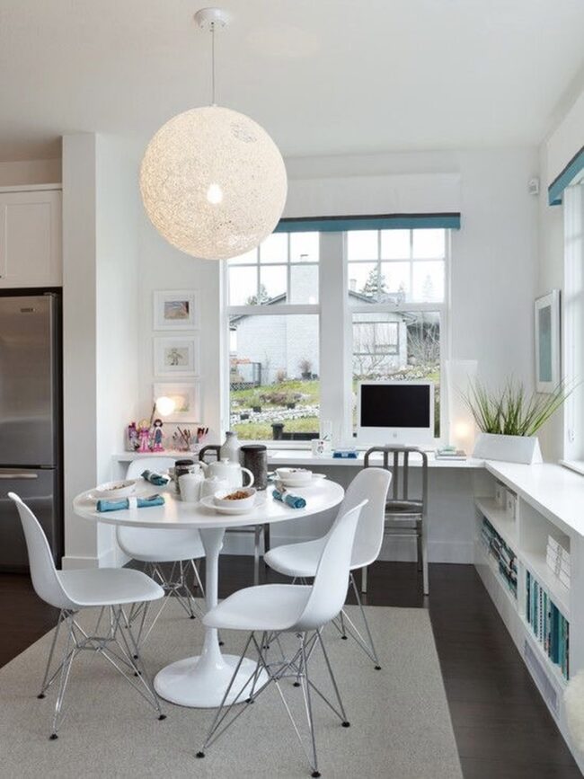 Chic and Airy Workspace Vibes