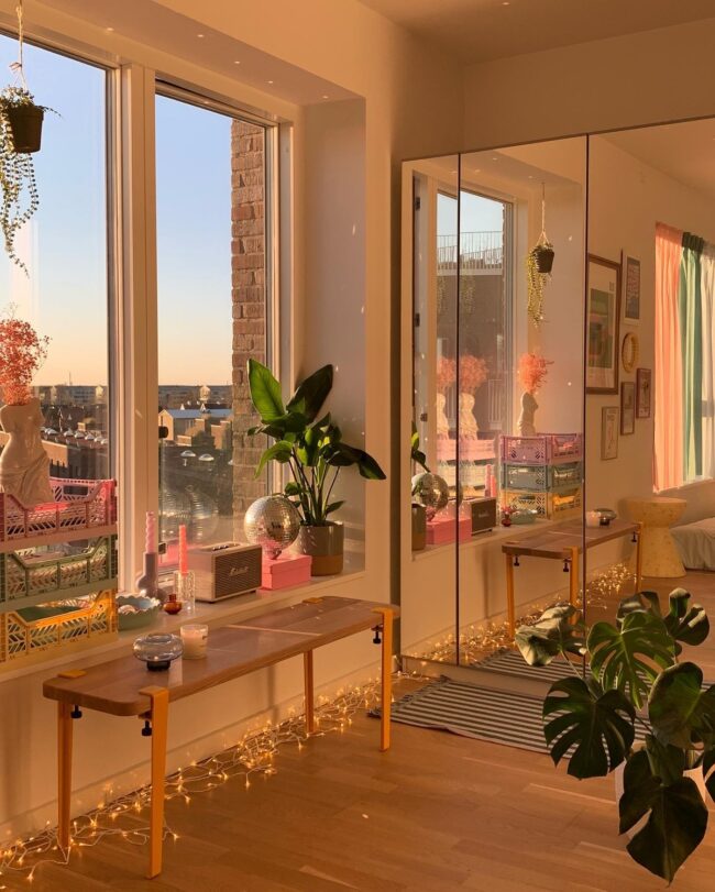 Cozy Eclectic Window Nook