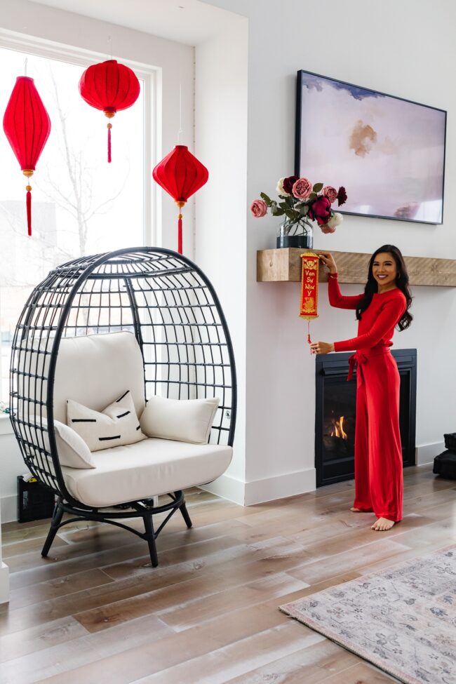 Striking Red Lanterns for Contemporary Spaces