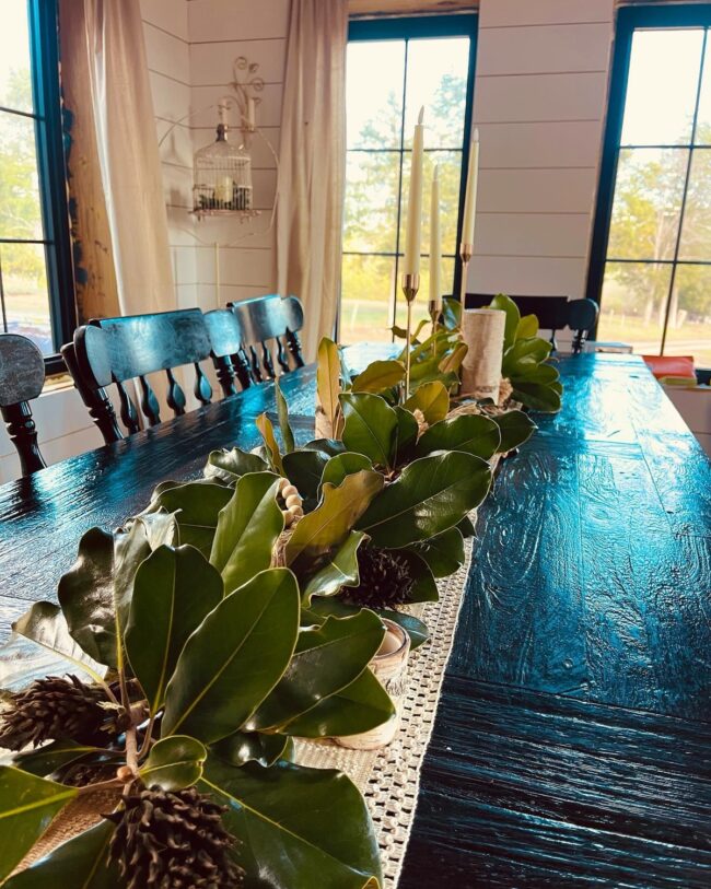 Soft Candlelight & Greenery for the Table