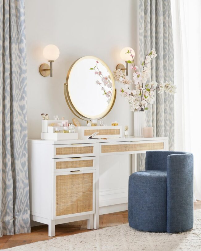 Bright Vanity Workspace for Creativity