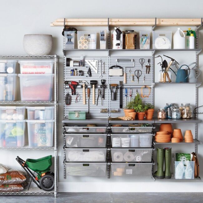 Vertical Space Optimization with Pegboards