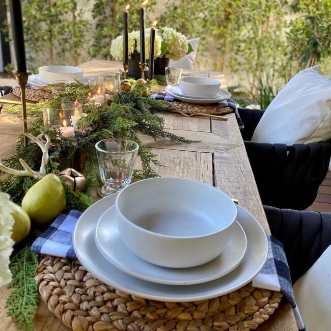 Dining Under the Winter Sky