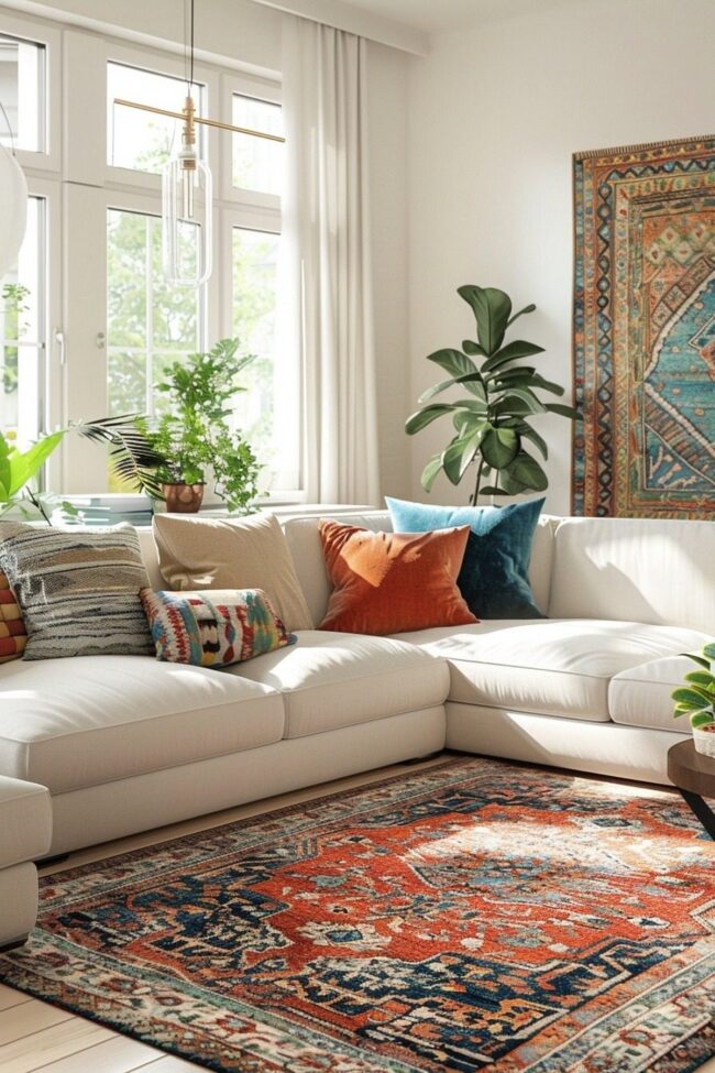 Chic Scandinavian-Inspired Bohemian Space