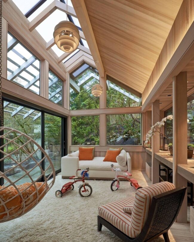Modern Rustic Playroom for Families