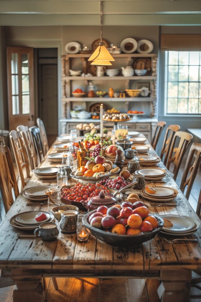 Abundant Dining Experience at Farmhouse Table