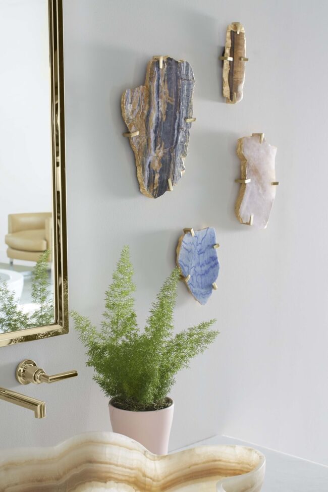 Agate-Inspired Crystal Wall Art