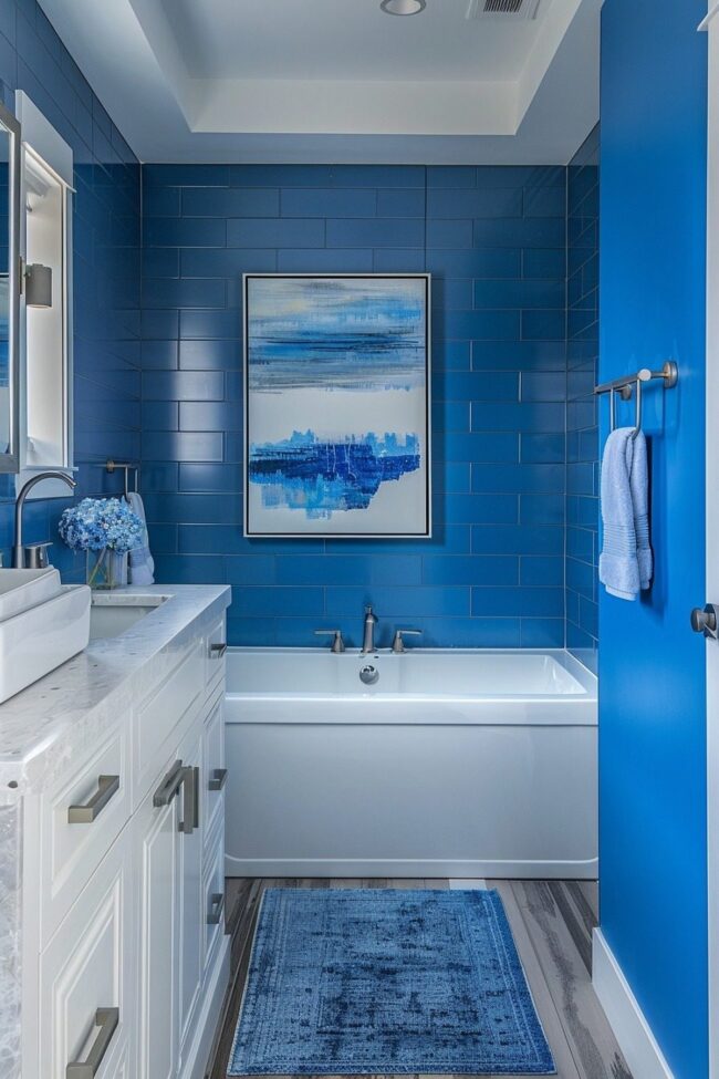 Striking Shades of Bright Blue