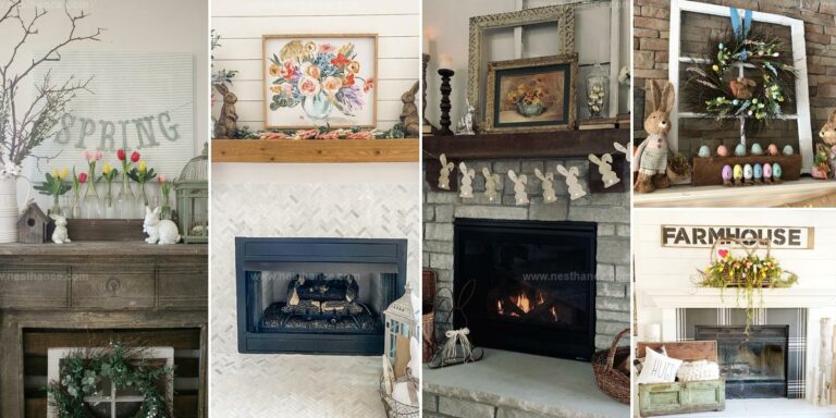 Top Spring Mantel Decorating Ideas
